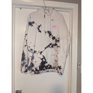 Gutter Cat Gang Men's Hoodie Sz L white tie dye